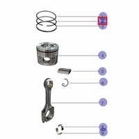 Кольцо компрессионное нижнее HFC4DB2 JAC N25 N35 1004026FB