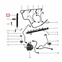 Форсунка топливная HFC4DB2 JAC N25 N35 1042200FD020