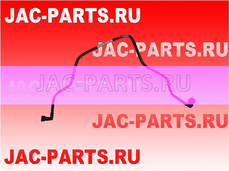 Трубка топливная обратка в бак (пластик с фитингами) JAC N120 1104030LE35R