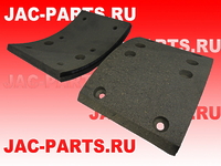 Накладка передней тормозной колодки JAC N120 3501105C10QZ-TBK 3501105C10QZTBK