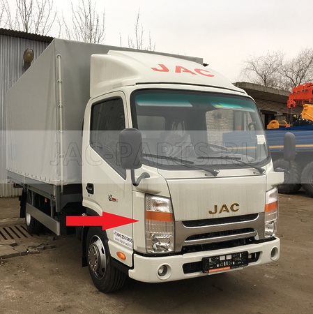 НАКЛАДКА КАБИНЫ ПРАВАЯ ВОЗЛЕ ФАРЫ JAC N56 N75 5302217LE010