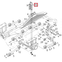 Стремянка задней рессоры JAC N350 55225-Y3B00-000Z 55225Y3B00000Z