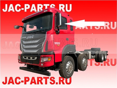Стекло левой двери опускающееся JAC N410 6104120Y4XA0