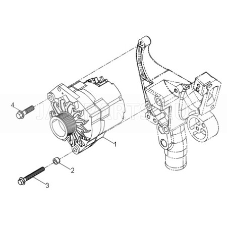 Генератор WP10.350 JAC N350 612600090506 612600091115