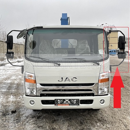 Зеркало левое в сборе JAC N75 N80 N90 N120 8202100LE176XZ