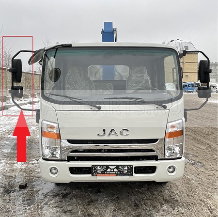 Зеркало правое в сборе JAC N75 N80 N90 N120 8202200LE176XZ