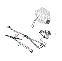 Трапеция стеклоочистителя JAC N350 98120-7A001-0001 981207A0010001