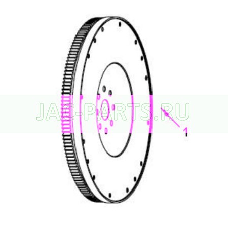 Маховик ISD245-50 JAC N200 C5521364