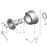 Шпилька колесная передняя JAC N200 SH3103052-ZA110 SH3103052ZA110