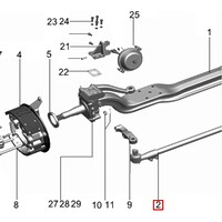 Тяга рулевая поперечная JAC N200 SH3303050-NA029 SH3303050NA029